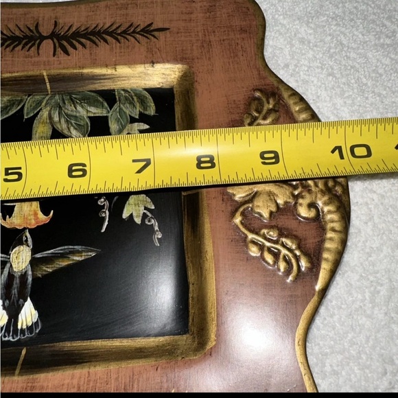 Raymond Waites Plate Tray Toyo Trading Co. Collectors Decor Hummingbirds Italian - Picture 3 of 6
